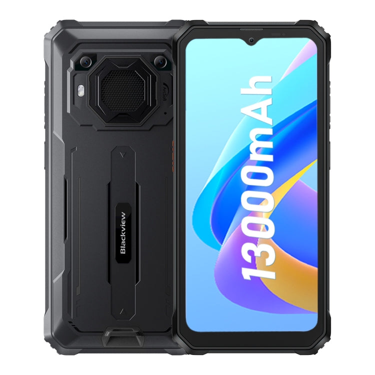 Blackview BV6200 Pro, 6GB+128GB, IP68/IP69K/MIL-STD-810H, 6.56 inch Android 13 MediaTek Helio P35 Octa Core, Network: 4G, OTG, NFC(Black)