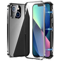 Magnetic Double-buckle HD Tempered Glass Phone Case, For iPhone 13, For iPhone 12, For iPhone 12 Pro Max, For iPhone 12 Pro