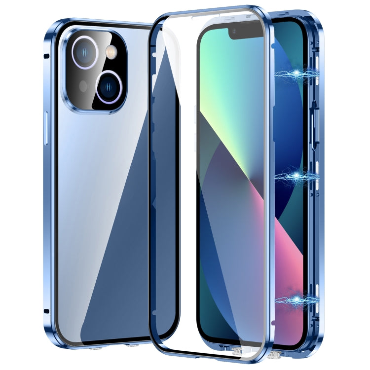 Magnetic Double-buckle HD Tempered Glass Phone Case, For iPhone 13, For iPhone 12, For iPhone 12 Pro Max, For iPhone 12 Pro