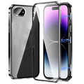 Magnetic Double-buckle HD Tempered Glass Phone Case, For iPhone 17e / 16e, For iPhone 17, For iPhone 16 Pro Max, For iPhone 16 Pro