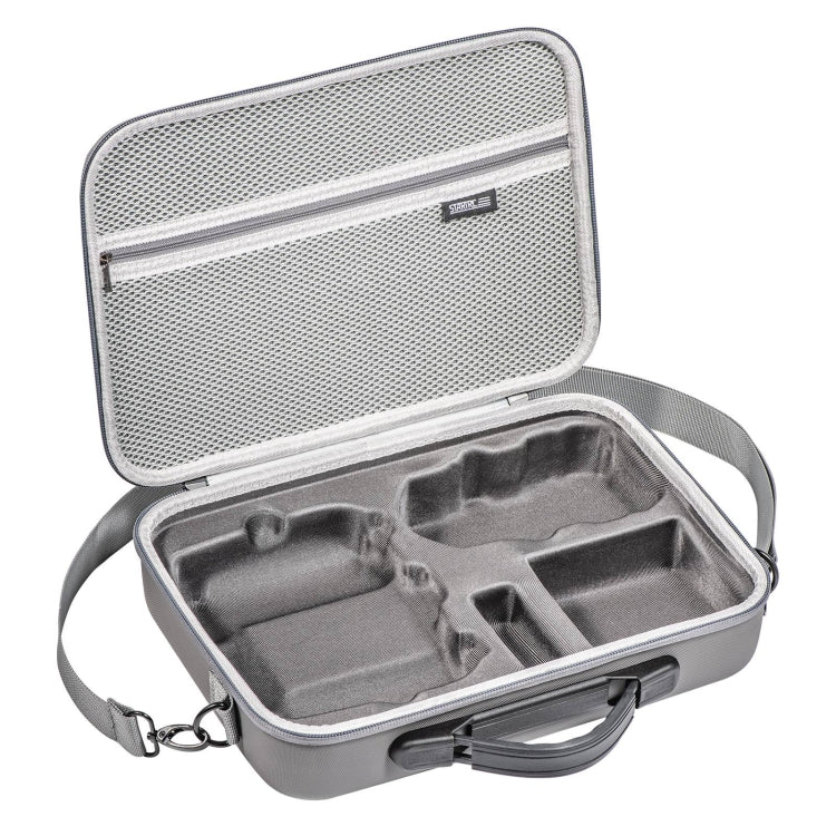 For DJI Mini 4 Pro / RC 2 with Screen STARTRC Shoulder Storage Bag PU Handbag(Grey)