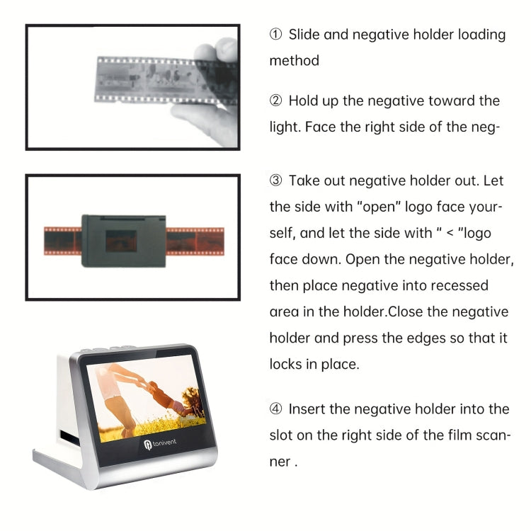 Tonivent TON170 22 Mega Pixels 5 inch HD Screen Film Scanner(EU Plug)