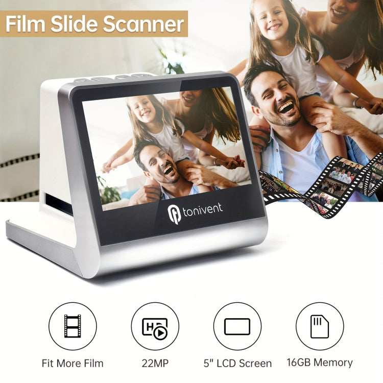 Tonivent TON170 22 Mega Pixels 5 inch HD Screen Film Scanner(EU Plug)