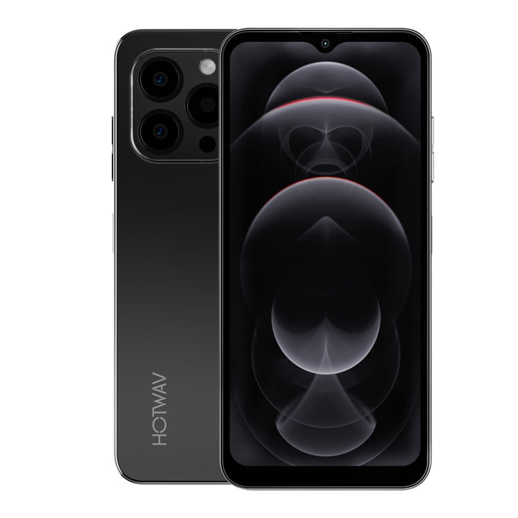 HOTWAV Note 13 Pro, 8GB+256GB, Side Fingerprint Identification, 6.6 inch Android 13 UMS9230 T606 Octa Core up to 1.6GHz, Network: 4G, NFC, OTG(Black)