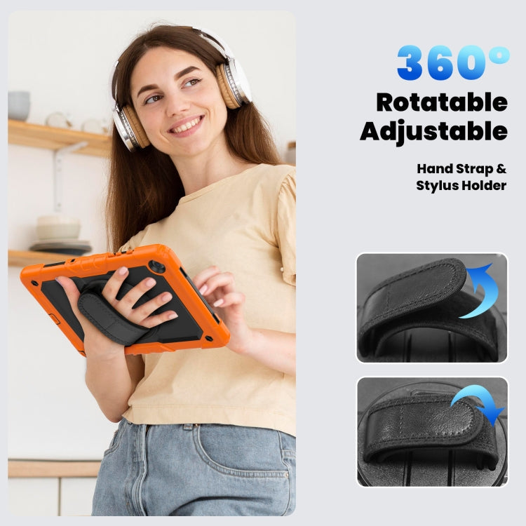 Silicone + PC Tablet Case with Shoulder Strap, For Samsung Galaxy Tab A9+/Tab A11+