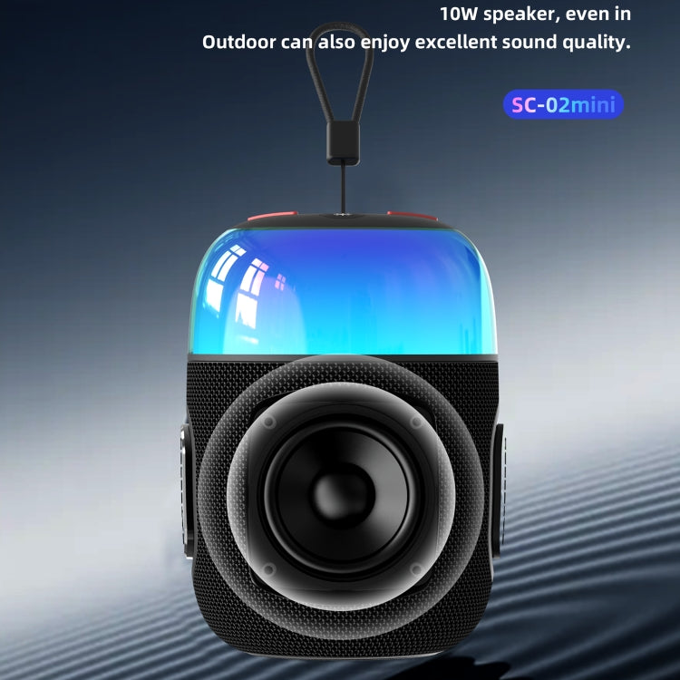 HOPESTAR SC-02 10W Portable Mini Wireless Bluetooth Speaker(Black)