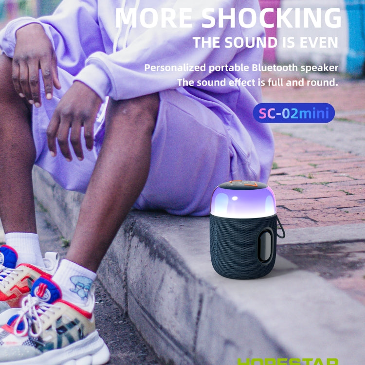 HOPESTAR SC-02 10W Portable Mini Wireless Bluetooth Speaker(Black)