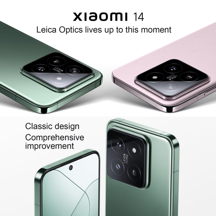 Xiaomi 14,  6.36 inch Xiaomi HyperOS Snapdragon 8 Gen 3 Octa Core 4nm up to 3.3GHz, NFC, Network: 5G, 16GB+512GB