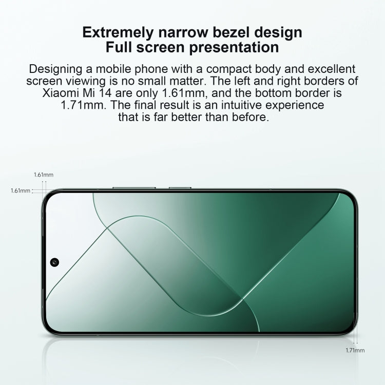 Xiaomi 14,  6.36 inch Xiaomi HyperOS Snapdragon 8 Gen 3 Octa Core 4nm up to 3.3GHz, NFC, Network: 5G, 16GB+512GB