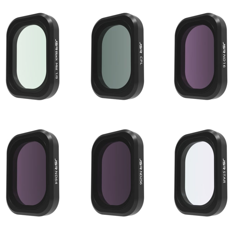 For DJI OSMO Pocket 3 JSR CB Series Camera Lens Filter, MCUV, CPL, ND8, ND16, ND32, ND64, ND256, ND1000, ND8PL, ND16PL, ND32PL, ND64PL, 1/8 Black Mist Filter, NIGHT, STAR, 3 in 1 CPL ND8/16, 3 in 1 ND16/64/256, 4 in 1 CPL ND16/32/64, 4 in 1 ND8/16/32/6...