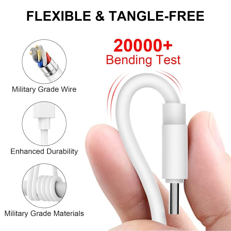 Type-C to 8 Pin Fast Charging Data Cable, Length: 1m