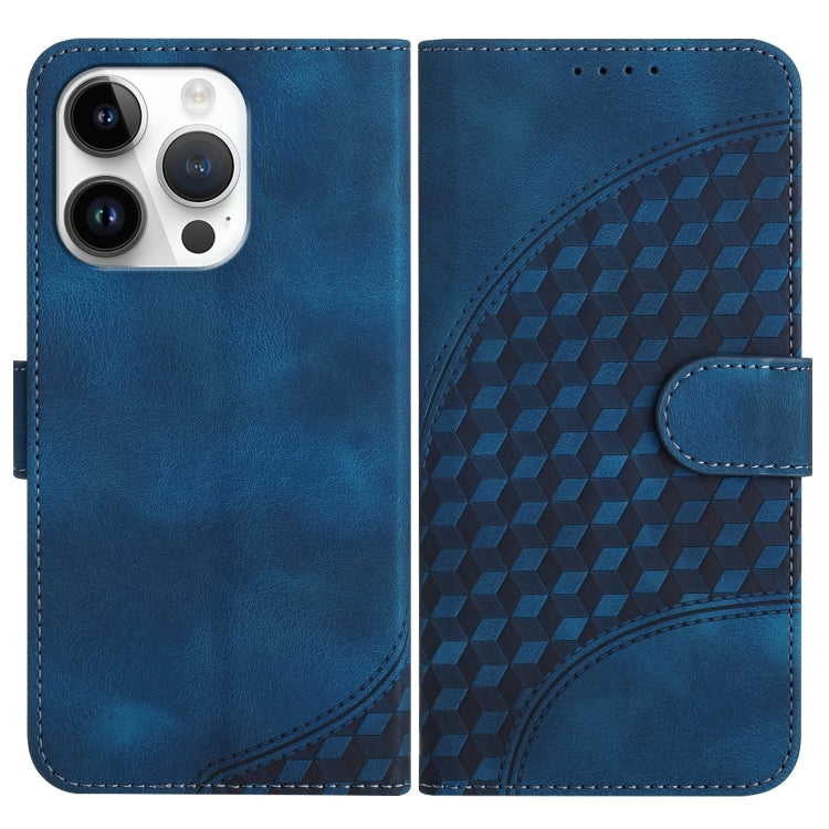 YX0060 Elephant Head Embossed Phone Leather Case with Lanyard, For iPhone 13 Pro Max, For iPhone 13 Pro, For iPhone 13