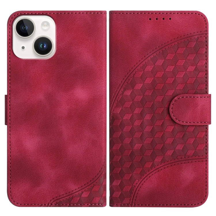 YX0060 Elephant Head Embossed Phone Leather Case with Lanyard, For iPhone 13 Pro Max, For iPhone 13 Pro, For iPhone 13