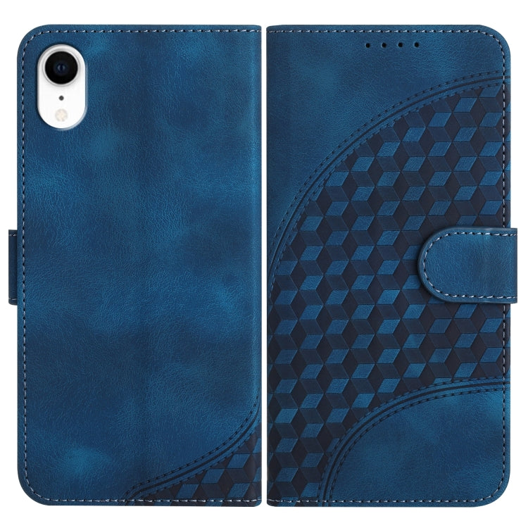 YX0060 Elephant Head Embossed Phone Leather Case with Lanyard, For iPhone 11 Pro, For iPhone XS / X, For iPhone XR