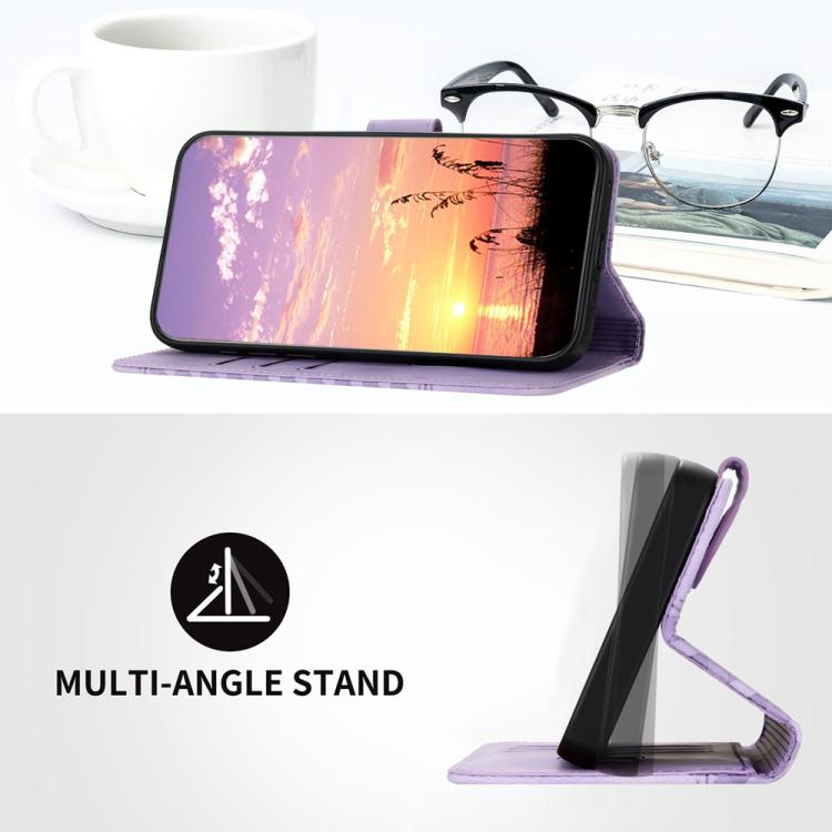 YX0060 Elephant Head Embossed Phone Leather Case with Lanyard, For iPhone 17, For iPhone Air, For iPhone 16 Pro Max