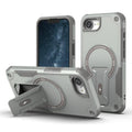 Armor Magsafe Holder PC Hybrid TPU Phone Case, For iPhone 17e / 16e, For iPhone 16 Pro Max, For iPhone 16 Pro, For iPhone 16 Plus