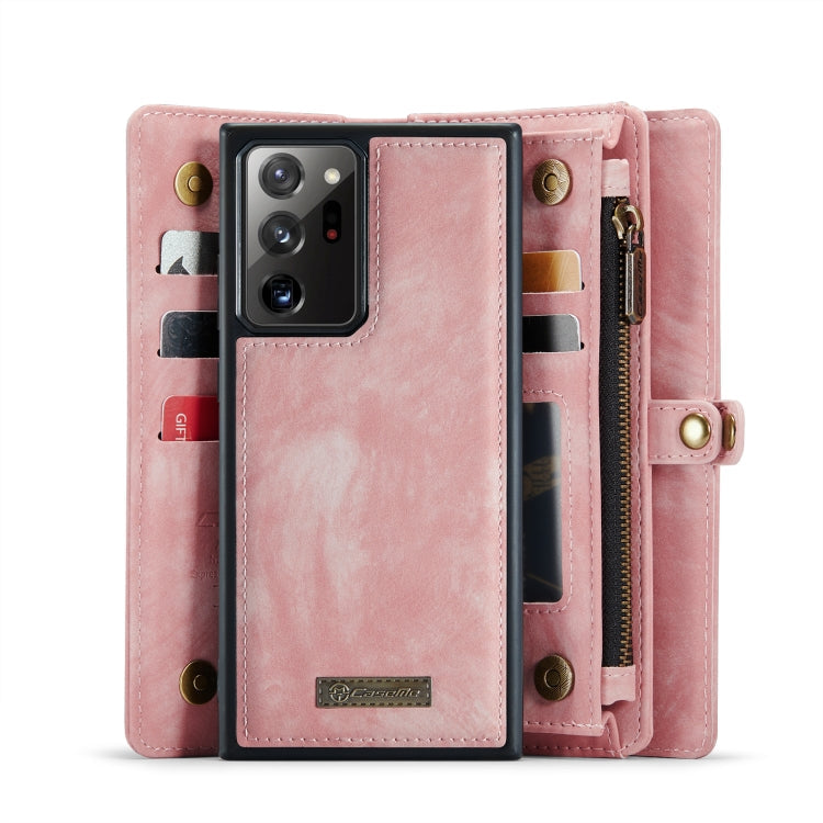 CaseMe-008 Detachable Multifunctional Horizontal Flip Leather Case with Card Slot & Holder & Zipper Wallet & Photo Frame, For Samsung Galaxy Note20 Ultra, For Samsung Galaxy Note20
