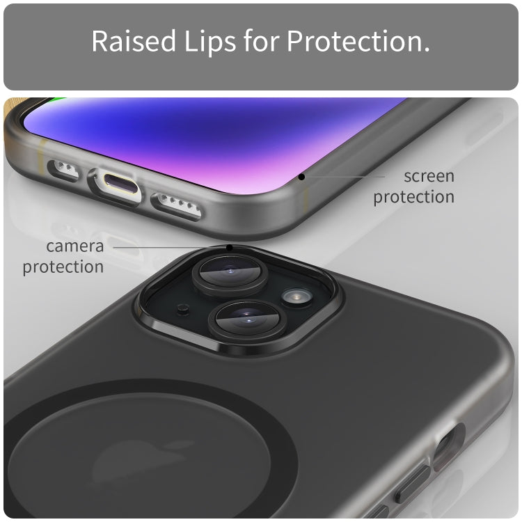 MagSafe Frosted Translucent TPU + PC Full Coverage Phone Case, For iPhone 14 Pro Max, For iPhone SE 2022 / 2020 / 8