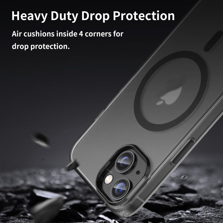 MagSafe Frosted Translucent TPU + PC Full Coverage Phone Case, For iPhone 14 Pro Max, For iPhone SE 2022 / 2020 / 8