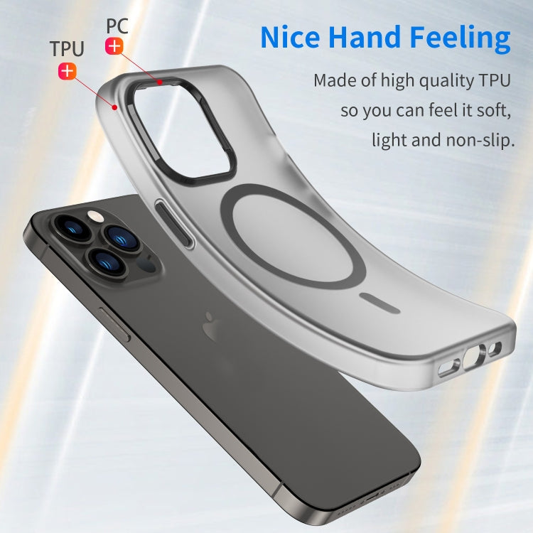 MagSafe Frosted Translucent TPU + PC Full Coverage Phone Case, For iPhone 12 Pro Max, For iPhone 12 Pro