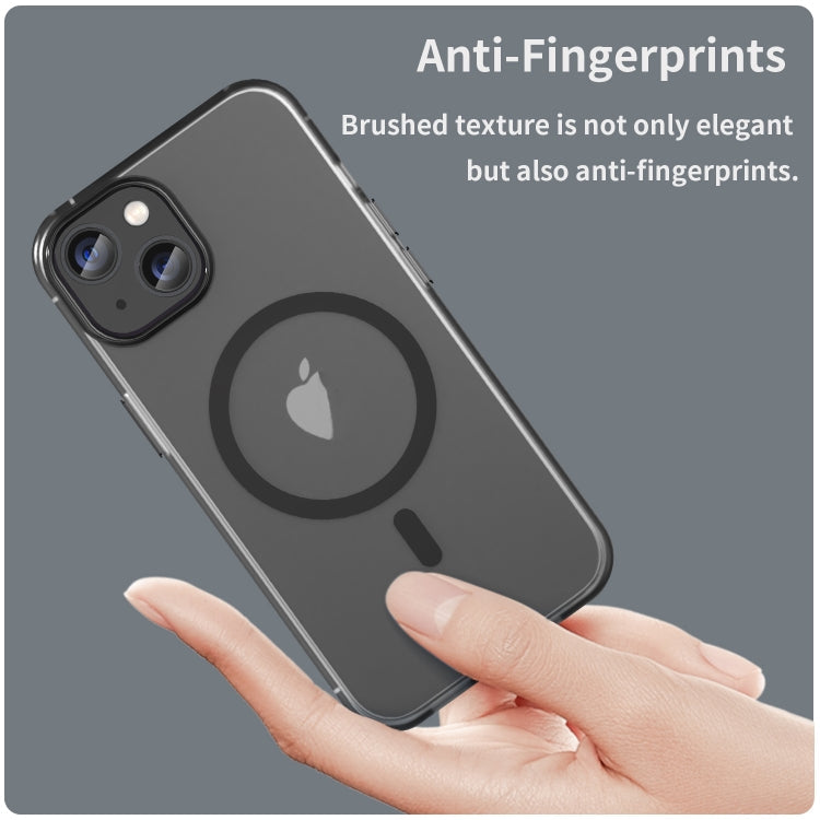 MagSafe Frosted Translucent TPU + PC Full Coverage Phone Case, For iPhone 15 Pro, For iPhone 15 Plus