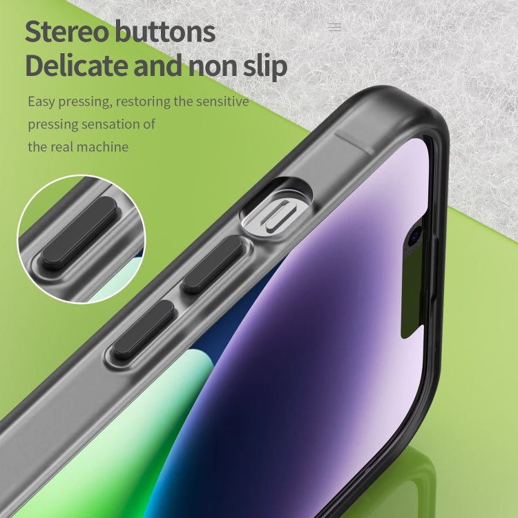 MagSafe Frosted Translucent TPU + PC Full Coverage Phone Case, For iPhone 15 Pro, For iPhone 15 Plus