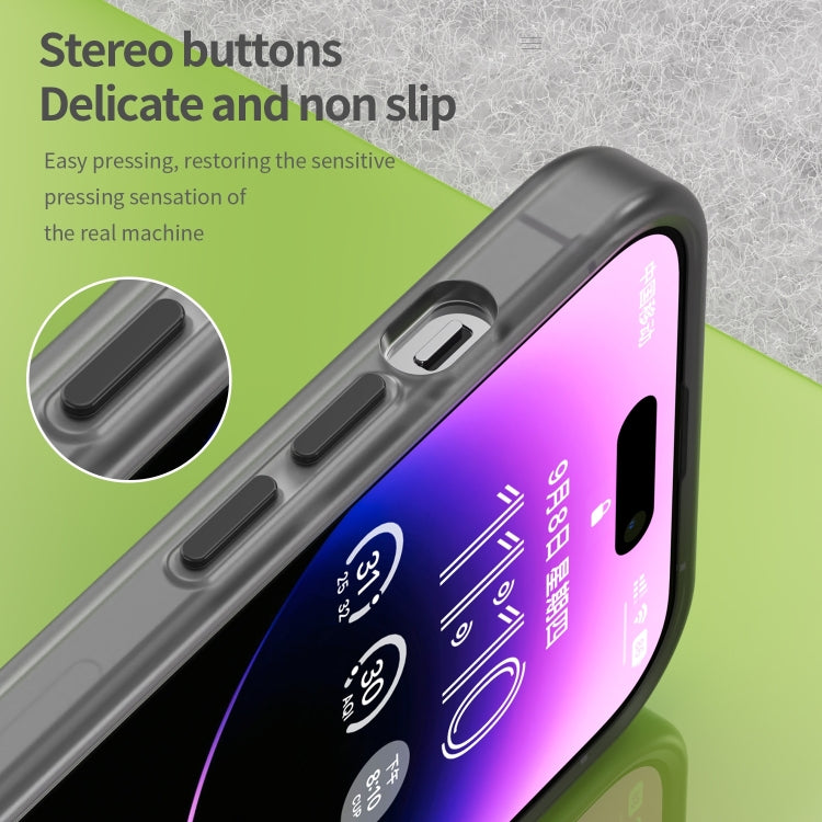 MagSafe Frosted Translucent TPU + PC Full Coverage Phone Case, For iPhone 16, For iPhone 15 Pro Max