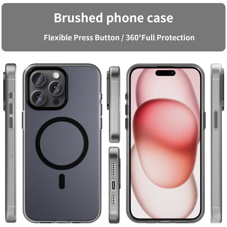MagSafe Frosted Translucent TPU + PC Full Coverage Phone Case, For iPhone 15, For iPhone 14 Plus