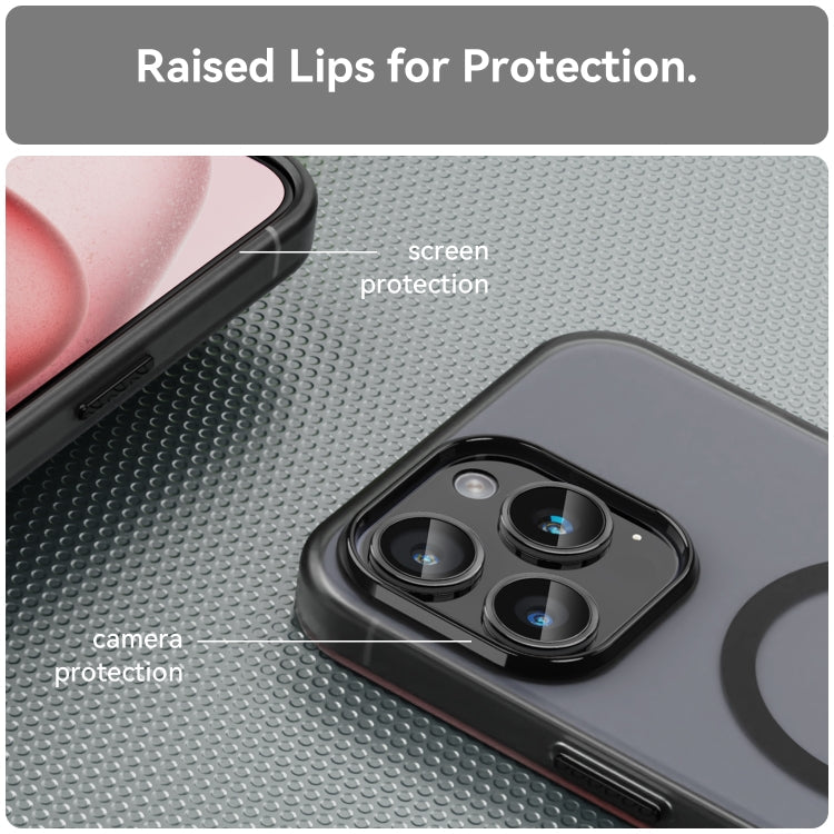 MagSafe Frosted Translucent TPU + PC Full Coverage Phone Case, For iPhone 15, For iPhone 14 Plus