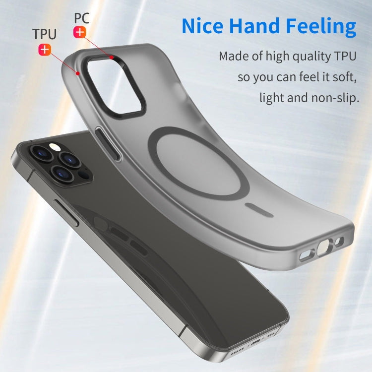 MagSafe Frosted Translucent TPU + PC Full Coverage Phone Case, For iPhone 12 Pro, For iPhone 11 Pro Max