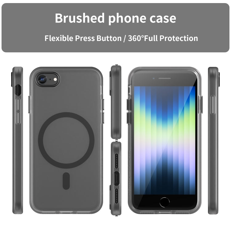 MagSafe Frosted Translucent TPU + PC Full Coverage Phone Case, For iPhone 13, For iPhone 12