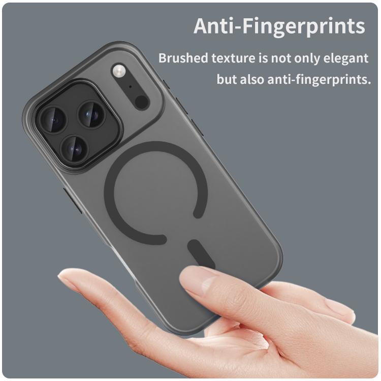 MagSafe Frosted Translucent TPU + PC Full Coverage Phone Case, For iPhone 16 Pro, For iPhone 16 Plus