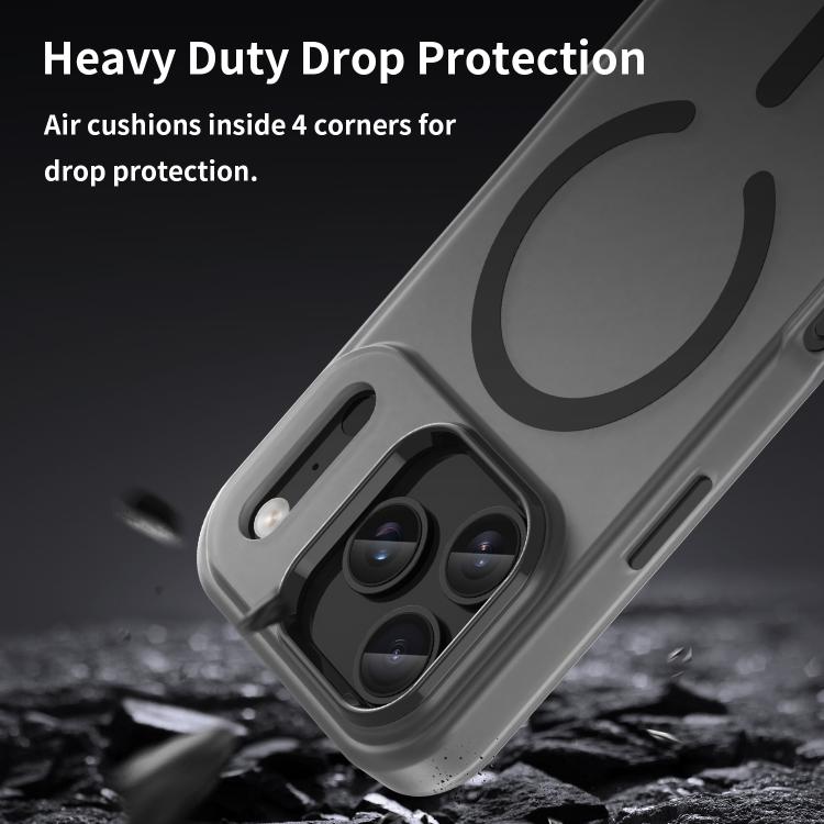 MagSafe Frosted Translucent TPU + PC Full Coverage Phone Case, For iPhone 16 Pro, For iPhone 16 Plus