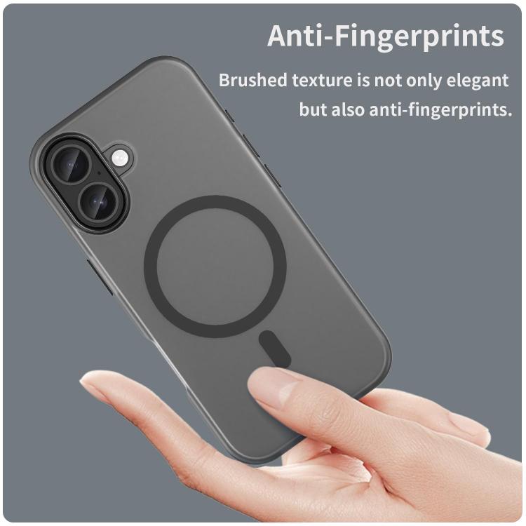 MagSafe Frosted Translucent TPU + PC Full Coverage Phone Case, For iPhone 17e / 16e, For iPhone 17 Pro Max, For iPhone 17 Pro