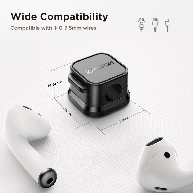 JOYROOM JR-ZS368 Magnetic Data Cable Organizing Bracket(Black)