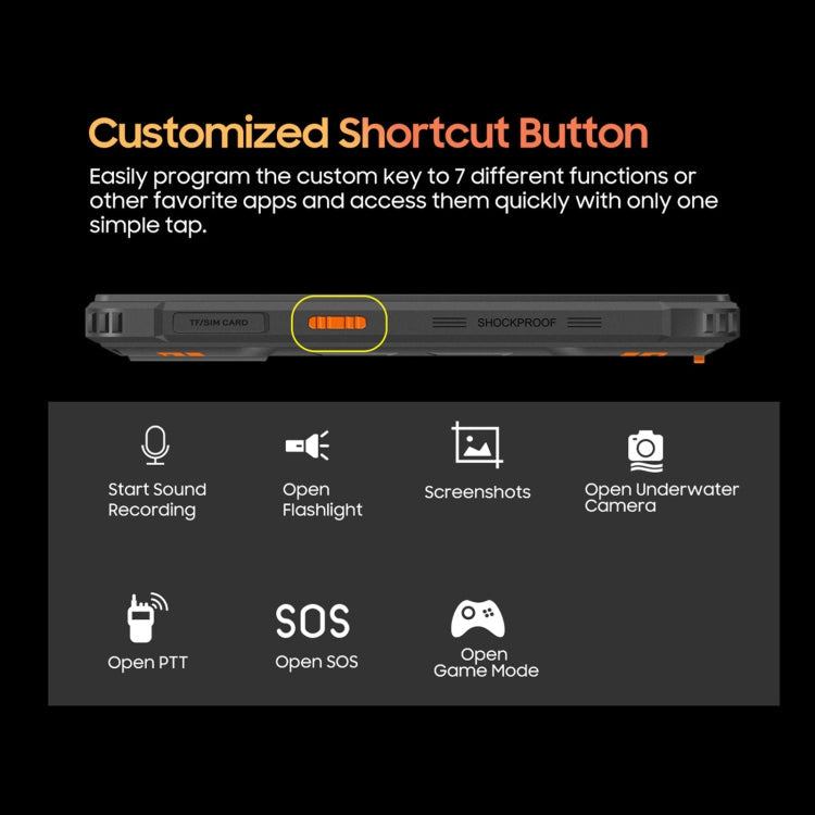 Blackview BV5300 Plus, 8GB+128GB, IP68/IP69K/MIL-STD-810H, 6.1 inch Android 13 MediaTek Helio G72 Octa Core, Network: 4G, OTG(Black)