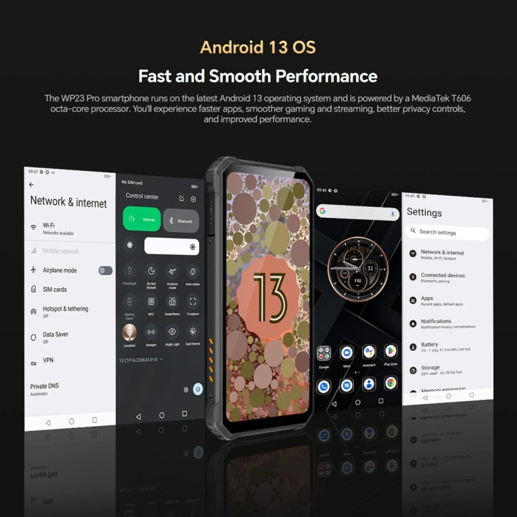 Oukitel WP23 Pro, 8GB+128GB, IP68/IP69K, 6.52 inch Unisoc T606 Octa-core, NFC, Network: 4G(Green)
