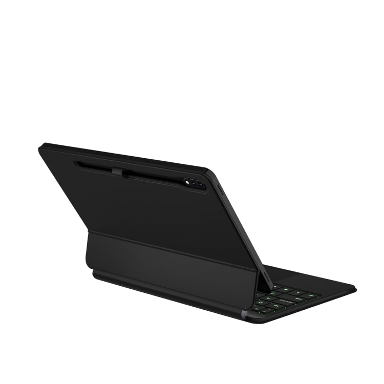 For Samsung Galaxy Tab S9 FE/S9/S8 M11P-B-S9 Magnetic Bluetooth Keyboard Leather Tablet Case(Black)