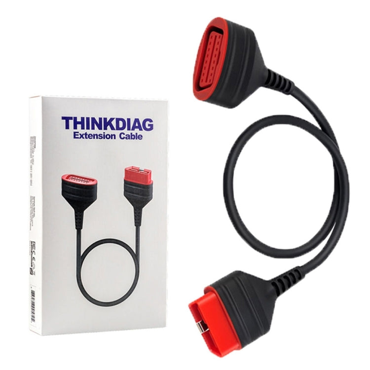 THINKCAR ThinkDiag Car OBD2 Extension Cable, Cable Length: 30cm, THINKCAR OBD2 Extension Cable