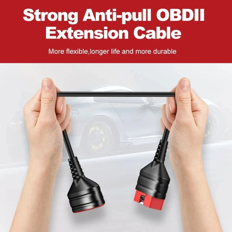 THINKCAR ThinkDiag Car OBD2 Extension Cable, Cable Length: 30cm, THINKCAR OBD2 Extension Cable