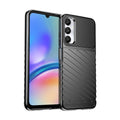 For Samsung Galaxy M14 4G Thunderbolt Shockproof TPU Phone Case(Black)