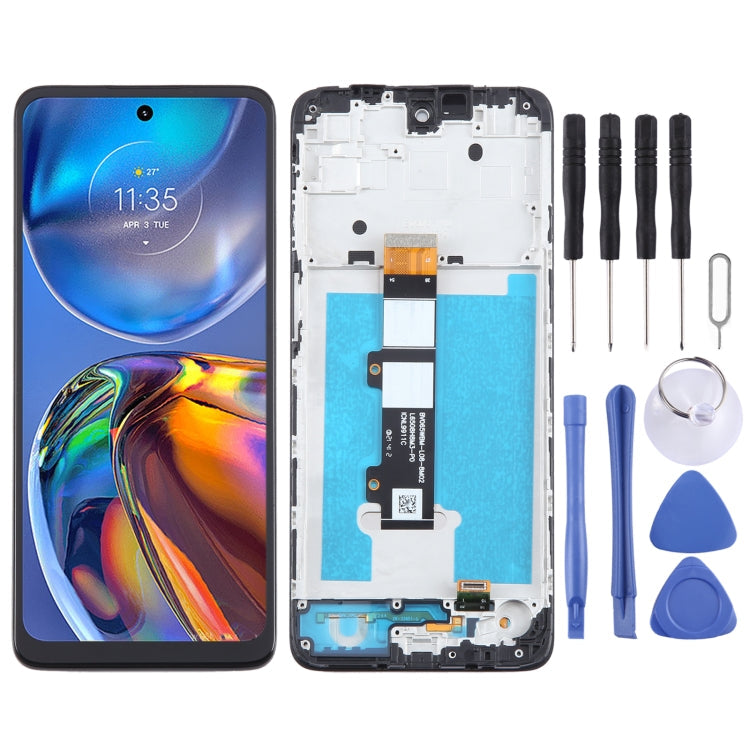 OEM LCD Screen Digitizer Full Assembly with Frame, For Motorola Moto E32, For Motorola Moto G 2022