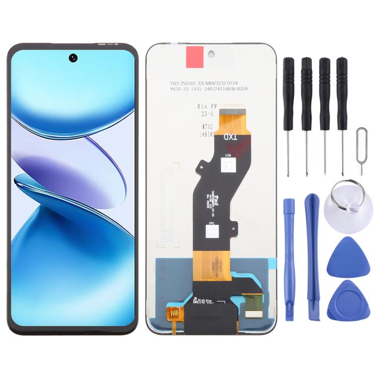 OEM LCD Screen with Digitizer Full Assembly, For Infinix GT 30 5G X6876, For Infinix Hot 60 5G X6726, For Infinix Hot 60 Pro 4G X6885, For Infinix Smart 10 Plus 4G X6725B, For Infinix Smart 10 4G X6725, For Infinix GT 30 Pro 5G X6873                   ...