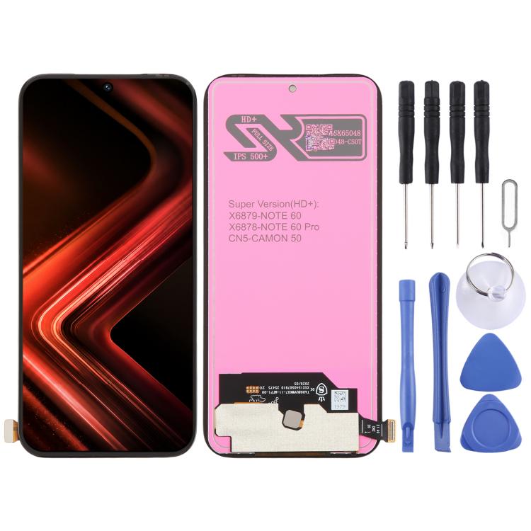 OEM LCD Screen with Digitizer Full Assembly, For Infinix GT 30 5G X6876, For Infinix Hot 60 5G X6726, For Infinix Hot 60 Pro 4G X6885, For Infinix Smart 10 Plus 4G X6725B, For Infinix Smart 10 4G X6725, For Infinix GT 30 Pro 5G X6873                   ...