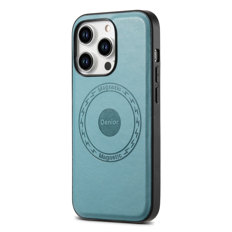 Denior Cowhide Texture Leather MagSafe Phone Case, For iPhone 13 Pro Max, For iPhone 13 Pro, For iPhone 12/12 Pro, For iPhone 12 Pro Max