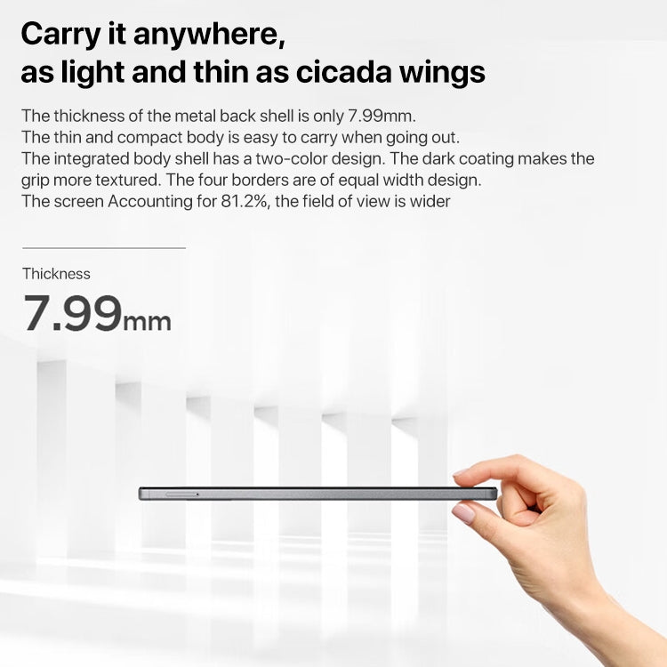 Lenovo K9 WiFi Tablet, 4GB+64GB, 9 inch Android 12, MediaTek Helio G80 Octa Core, Support Face Identification(Grey)