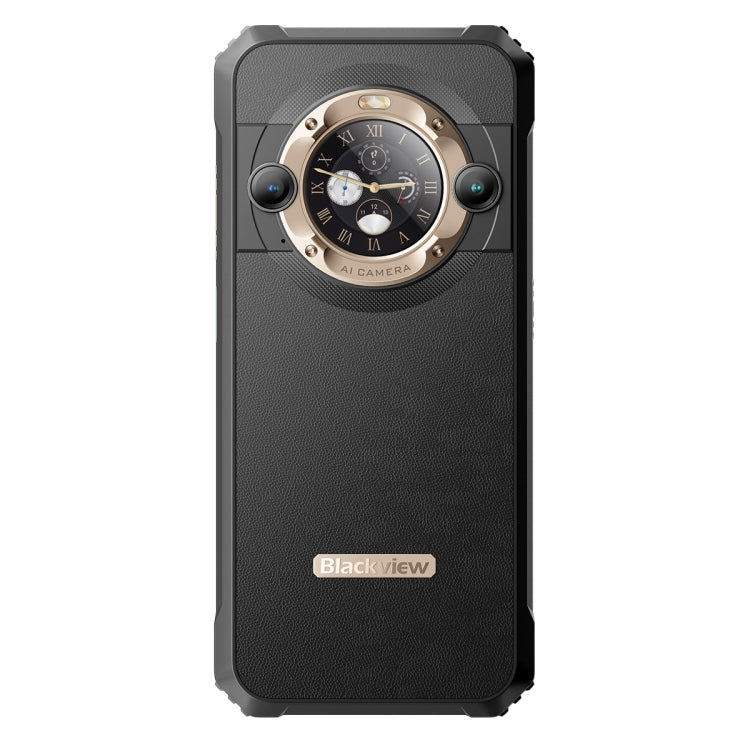 Blackview BL9000, 12GB+512GB, IP68/IP69K/MIL-STD-810H, 6.78 inch + 1.32 inch Android 13 MediaTek Dimensity 8020 Octa Core, Network: 5G, NFC, OTG(Aurora Gold)