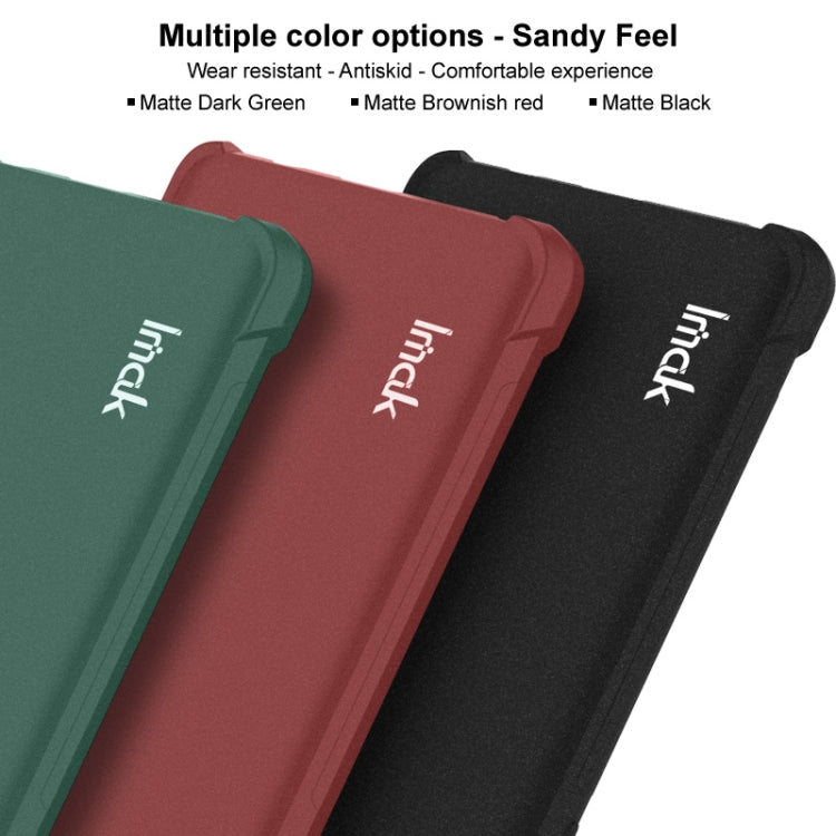 For ZTE nubia Z60 Ultra 5G imak Shockproof Airbag TPU Phone Case(Matte Black)