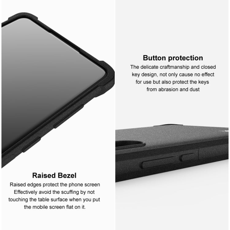 For ZTE nubia Z60 Ultra 5G imak Shockproof Airbag TPU Phone Case(Matte Black)