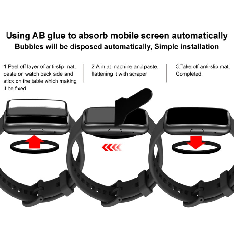 For Samsung Galaxy Fit3 IMAK Plexiglass HD Watch Protective Film